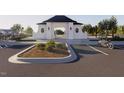 Grand entrance to the community featuring manicured landscaping and welcoming architectural details at 347 Chesapeake Cmns St # 110, Garner, NC 27529