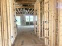 Interior view showcasing the framing, and rough-in of a new home at 236 Golfview Ave, Benson, NC 27504