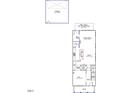 Detailed floor plan showcasing the layout of the main level with kitchen, flex room, and Gathering room at 756 Georgias Landing Pkwy # 3, Raleigh, NC 27603