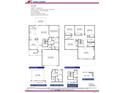 Detailed floor plan showcasing the layout of the home, including the kitchen and bedrooms at 111 High Hampton Way, Fuquay Varina, NC 27526