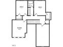 Upstairs floor plan of the house including bedrooms, recreation room, and a full bath at 164 Fish Camp Dr, Wendell, NC 27591
