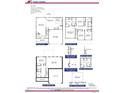 Floor plan featuring 4 bedrooms, 2.5 baths, 2 car garage, oversized Gathering room and optional basement at 279 Hopewell Branch Ct, Smithfield, NC 27577
