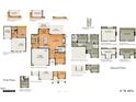 Detailed floor plan showcasing the layout of the home's first and second floors at 40 W Victoria Ridge Dr # 18, Selma, NC 27576