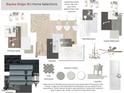 Selection board for Baylee Ridge 18, featuring interior design colors, kitchen and bath fixtures at 40 W Victoria Ridge Dr # 18, Selma, NC 27576