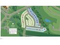 Community map showcasing available lots in a desirable neighborhood with green spaces at 5217 Bowes Meadow Ct # 14, Raleigh, NC 27610