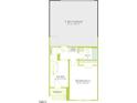 Floor plan showcasing a bedroom, bathroom, foyer, and 2-bay garage layout for optimal living and convenience at 806 Hillfarm Dr, Wake Forest, NC 27587