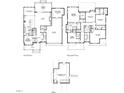 Detailed floor plan showcasing the layout of the first floor, second floor, and finished loft in the attic at 1807 Ridley St, Raleigh, NC 27608