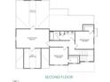 Second-floor plan showing game room, study, bathroom, and bedrooms, providing a comprehensive layout at 188 Buckaroo Dr, Louisburg, NC 27549