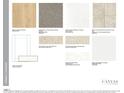 Selection of interior finishes for the home, including flooring, countertop and cabinet options at 2021 Clydner Dr, Apex, NC 27523