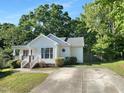 Inviting single-story home with a cozy front porch and easy driveway access at 2747 Michelle Ct, Creedmoor, NC 27522