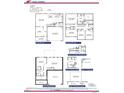 Detailed floor plan showcasing the layout of the home's first floor, second floor, and basement at 283 Hopewell Br Ct, Smithfield, NC 27577