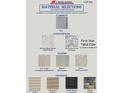 Samples of the home's material selections including cabinets, countertops, flooring, siding, and stone at 243 New Twin Br Ct, Smithfield, NC 27577