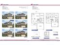 Detailed floor plans showcase the layout of this 3-bedroom, 3.5-bath home, highlighting the first and second floor at 301 New Twin Br Ct, Smithfield, NC 27577
