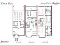 Detailed floor plan highlighting the layout of each level with labeled rooms at 631 Sawcut Ln, Apex, NC 27502