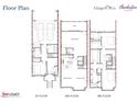 Floor plan featuring three stories, deck, kitchen, dining and living rooms at 633 Sawcut Ln, Apex, NC 27502