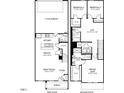 Detailed floor plan showcasing the home's layout, featuring a 2-car garage, a loft, and a primary suite at 713 Chandler Stone Dr, Zebulon, NC 27597