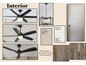 Interior design options include ceiling fans, a chandelier, flooring, and paint colors at 4248 Jacks Creek Trl, Burlington, NC 27215