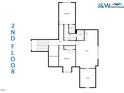 Upstairs floor plan showing multiple bedrooms, bathrooms, and spacious open area at 8021 Bud Morris Rd, Wake Forest, NC 27587
