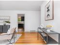 Bright living room with stylish decor and modern furnishings at 2205 W Carver St, Durham, NC 27705