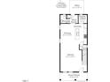 First floor floorplan features kitchen, Gathering room, dining, front porch, powder room, mud room and pocket office at 346 Cottage Hill Way, Raleigh, NC 27604