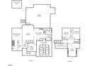 Detailed floor plan showcasing the layout of the home with labeled rooms and dimensions at 119 Valleycastle Ct, Clayton, NC 27520