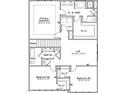 Second-floor floor plan showing primary bedroom, two additional bedrooms, loft, and two bathrooms at 100 Cordoba Dr, Franklinton, NC 27525