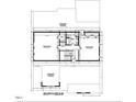 Second floor plan showing bedrooms #3 & #4 and unfinished storage at 3411 Amelia Grace Dr # 55, Fuquay Varina, NC 27526
