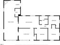 Detailed floorplan of the home highlighting the layout of the bedrooms, bathrooms, kitchen, and living areas at 586 New Hope Church Rd, Apex, NC 27523