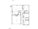 Detailed floor plan showcasing the layout of this home, including the location of the kitchen and bedrooms at 16 Vale Spring Ln, Lillington, NC 27546