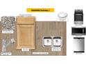Designed Package 5 kitchen and bath selections featuring granite counters, stainless appliances and oak cabinets at 170 Parker Ln, Mebane, NC 27302