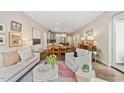Inviting open-concept living space with a modern kitchen, dining area, and comfortable seating at 515 N Churton St # Ste 201, Hillsborough, NC 27278