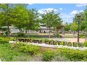 Beautiful view of Downtown Cary Park featuring lush landscaping and modern architectural details at 504 S Dixon Ave, Cary, NC 27511