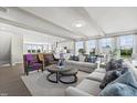 Sun-drenched open living space with hardwood floors, recessed lighting, and stylish neutral decor at 101 Ailey Brook Way # 200, Wake Forest, NC 27587