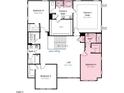 Second floor layout featuring bedrooms, bathrooms, and a loft area for flexible living at 925 Kinglet House Rd, Knightdale, NC 27545