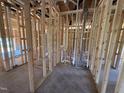 Unfinished bathroom with visible plumbing and framing, ready to be transformed into a modern space at 136 Tuskeegee Dr, Smithfield, NC 27577