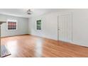 Bright living room with hardwood floors and natural light, creating a welcoming atmosphere at 905 S 1St St, Smithfield, NC 27577