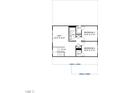 Second floor plan including a loft, two bedrooms, and a shared bathroom at Lot 4 Magnolia Acres Ln, Fuquay Varina, NC 27526