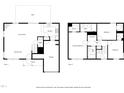 Detailed floorplan showcasing the layout of the home's two floors at 105 Walehurst Ridge Dr, Angier, NC 27501