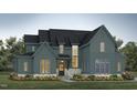Charming two-story home with stone accents and well-manicured landscaping at 285 Mollie Meadow Dr, Zebulon, NC 27597