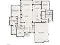 Detailed first-floor floor plan showcasing the layout of the home at 285 Mollie Meadow Dr, Zebulon, NC 27597