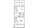 Second floor plan featuring primary bedroom, two additional bedrooms, loft, and two bathrooms at 340 White Oak Gdn Way # 223, Garner, NC 27529
