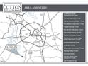 Map of Cotton Farms highlighting the proximity to Raleigh, Durham, and various amenities and landmarks at 249 Deer Tail Ln # 45, Fuquay Varina, NC 27526