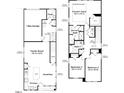 Detailed floor plan showcasing the layout of the home, including bedrooms, bathrooms, and living spaces at 352 Church St # 53, Wendell, NC 27591