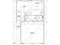 Detailed first-floor plan showing layout with kitchen, living areas, and garage at 176 W Allen St, Four Oaks, NC 27524