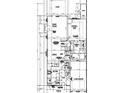 Detailed floor plan showcasing the layout of the kitchen, Gathering room, and owner's suite with dimensions at 203 S Main St # A, Four Oaks, NC 27524