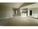 Open-concept living room and kitchen area with plenty of space for entertaining guests at 168 Clayton Rd, Princeton, NC 27569