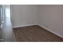 An empty bedroom featuring neutral walls and flooring for a calm living space at 2519 Hitchcock Dr, Durham, NC 27705