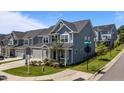 Attractive two-story home featuring an attached two car garage and manicured landscaping at 6624 Vestal St, Wake Forest, NC 27587