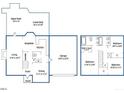 Detailed floorplan showcasing the layout of the home, including dimensions and room names, offering a clear view of the property's design at 109 Elmview Dr, Cary, NC 27519