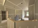 Kitchen with unfinished drywall, providing a blank canvas for custom design and finishes at 2760 Rains Mill Rd, Princeton, NC 27569